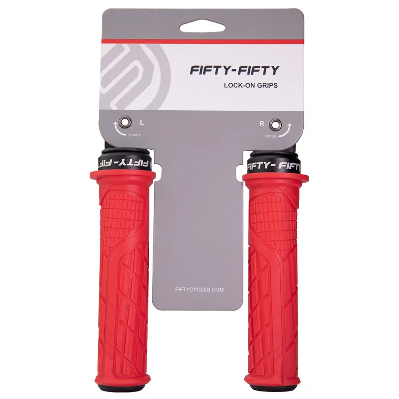 FIFTY-FIFTY MTB Fahrrad Griffe Anti-Skid Gummi Verbindung Bike Lenker Griffe Lock-on Mountainbike Griff bar Griffe – Detail 17