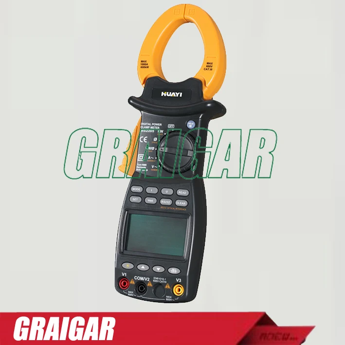 MS2205 Harmonic AC DC Digital Power Clamp Meter RS232 Interface