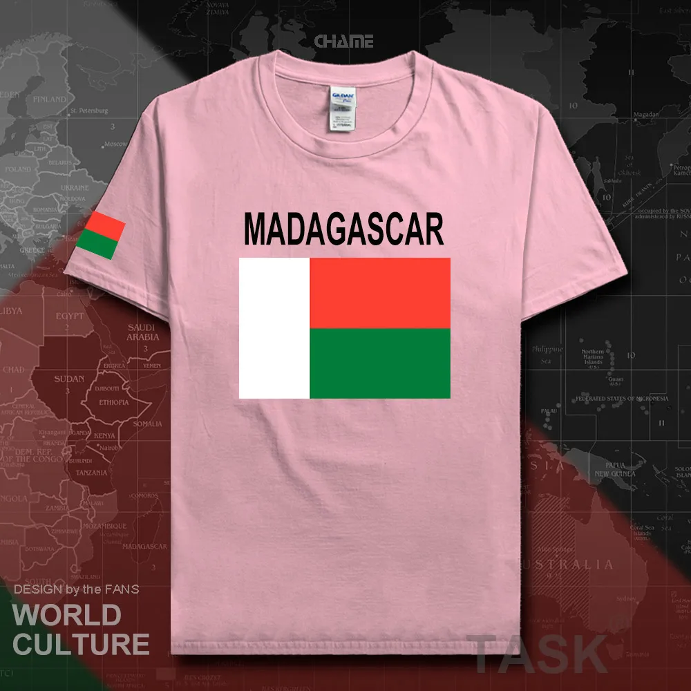 Madagascar men t shirts 2017 jerseys nation team tshirt 100% cotton t-shirt clothing tees MDG Malagasy Madagasikara Madagascar