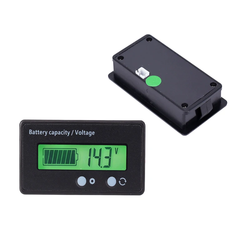 

Battery voltage Voltmeter Digital LCD Display Digital Panel Meter Detector Monitor Acid Lead Lithium Battery Testers Tools