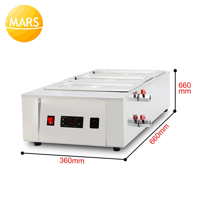Máquina de inmersión de Chocolate caliente, cilindro comercial, calentador eléctrico, olla para derretir Chocolate