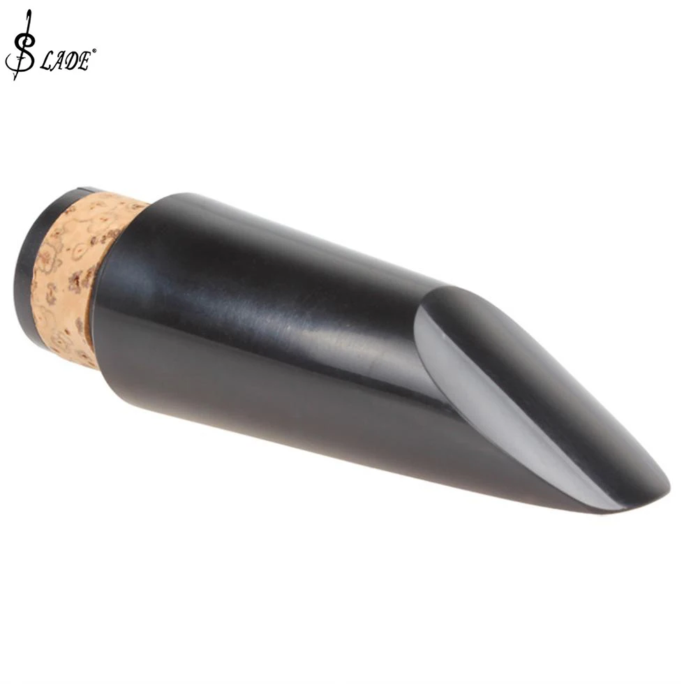 SLADE Professional Portable Durable 90mm Plastic Clarinet Mouthpiece with Bamboo Reed Clarinet Replacement Parts & Accessories