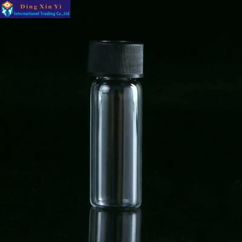 

100pcs/lot 4ml Transparent screw chromatographic bottle,HPLC autosampler headspace vials Suitable for Agilent Waters Varian