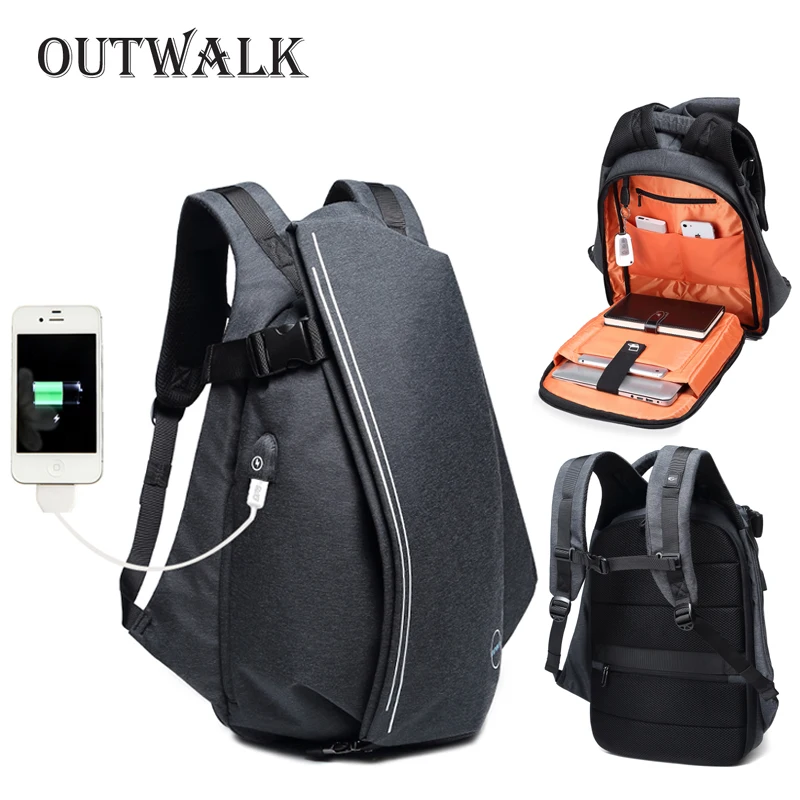 OUTWALK Fashion Men Backpack for Laptop 15.6\