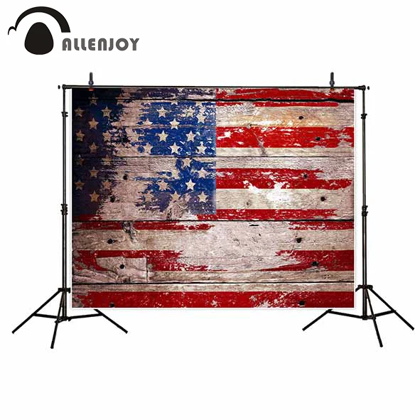 Allenjoy-fondos de fotografía, tablero Vintage, grafiti, bandera americana, celebrar, Fondo para sesión fotográfica, foto impresa, sin soporte
