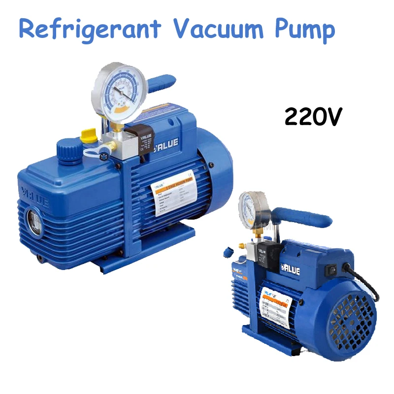 220V 180W V-i120SV New Refrigerant Vacuum Pump Air Conditioning Pump Vacuum Pump For R410A, R407C, R134a, R12, R22