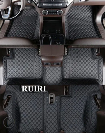 Best quality! Special car floor mats for Mercedes Benz GLS 320 350d 400 500 550 7 seats 2019-2016 waterproof durable car carpets