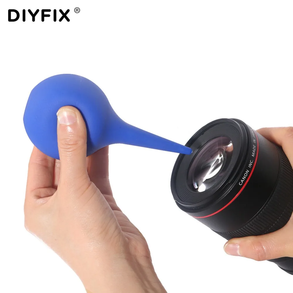 DIYFIX Soft Rubber Air Dust Blower Cleaner Mini Pump for Mobile Phone PC Laptop Computer Camera Lens Dust Cleaning Tool