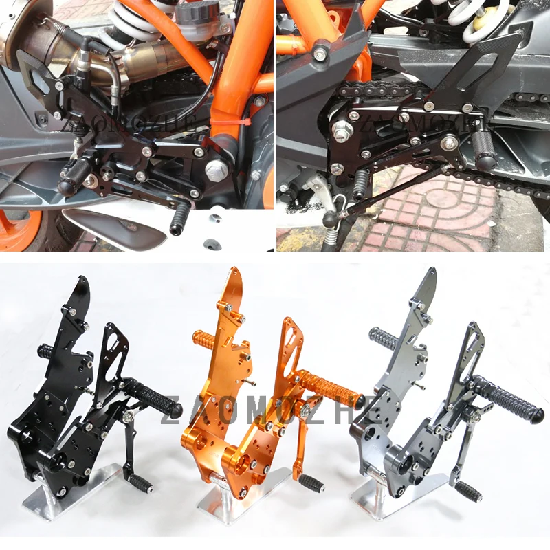 

Motorcycle CNC Adjustable Rider Rear Sets Rearset Footrest Foot Rest Pegs For KTM Duke 125 200 390 2011 2012 2013 2014 2015 2016