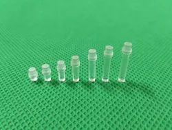 100PC Clear color 2.54MM-21.1MM LIGHT PIPE FOR 3MM Led Diode LED Tube Lampshade Replace PLP1 Flat head light