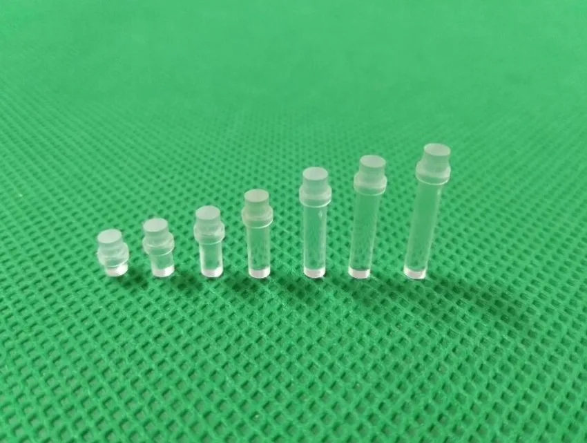 100PC przezroczysty kolor 2.54MM-21.1MM rura świetlna dla 3MM dioda LED rura LED abażur wymień PLP1 płaski reflektor