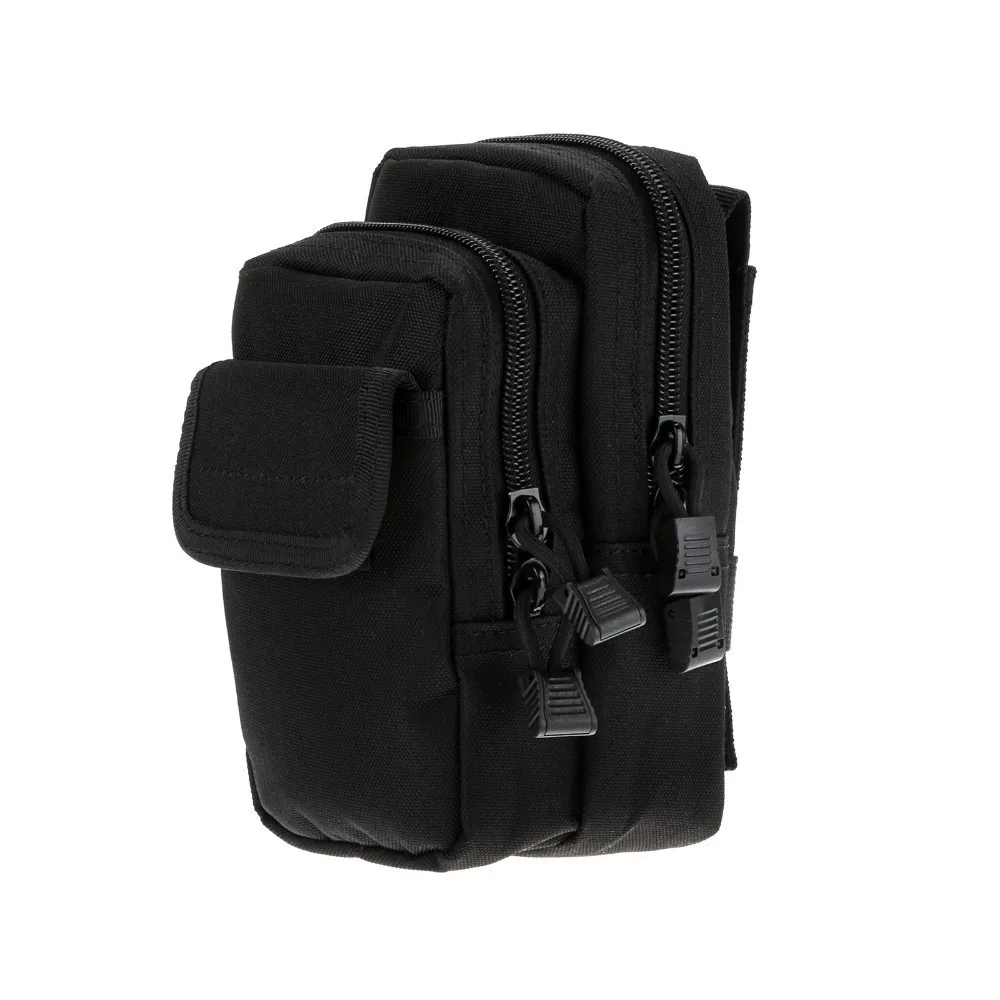 Men\'s Waist Bag Waterproof Nylon Accessories Bag Mobilephone Holder Fanny Pouch Bag Wear Resistant Hunting Fishing Tools Bag