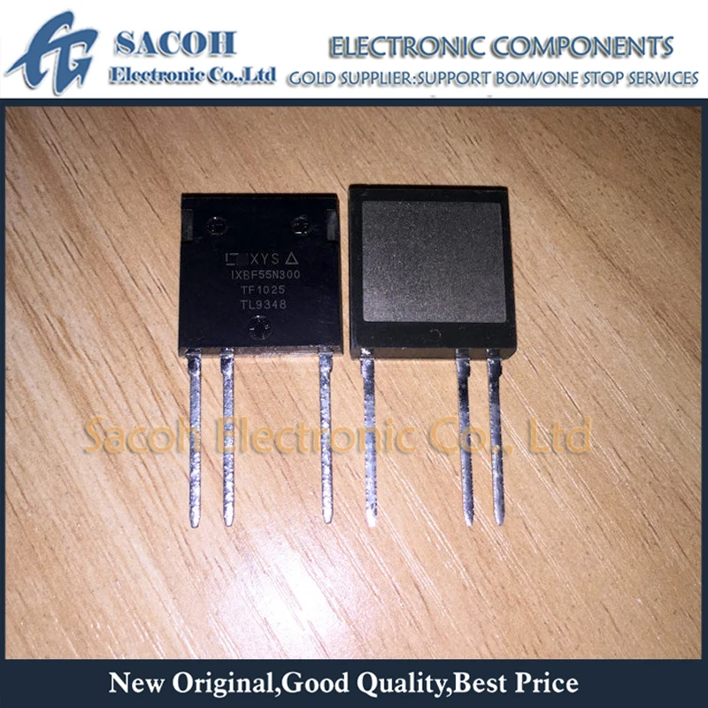 Refurbished Original 1Pcs/Lot IXBF55N300 55N300 ISOPLUS I4-Pak 55A 3000V High Voltage Power IGBT Transistor