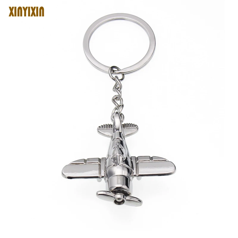 Cute Color Aviation Air Plane Keychain Aircraft Air Combat Enthusiasts Keychain Lover Gift High Quality Keyring Wholesale 1Pcs
