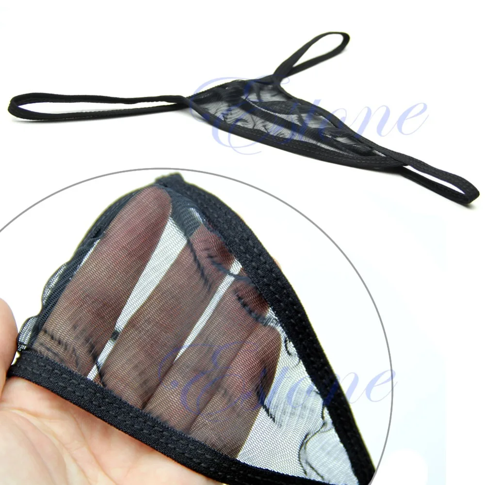 سروال داخلي نسائي شفاف مثير بخيوط على شكل حرف-g شفاف ملابس داخلية