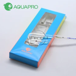 JFENGLI 2pcs  Hang on ADA Style Aquapro Glass Thermometer For Fish tank plant tank Aquarium