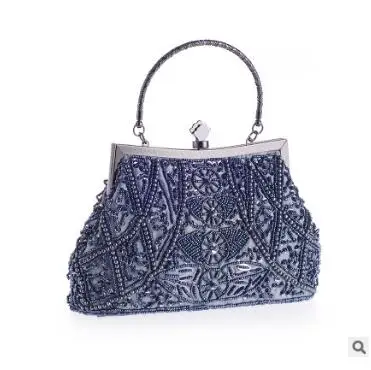 Women handbag Bride party bag Women Wallet Chain Clutch Bags Beads Evening bag Day clutches Lady wedding bag vintage purse