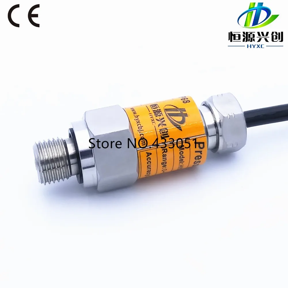 Free shipping;Pressure transmitter;Measurement range:0~50bar;IP68;Output signal 0.5~3.5V;Special pressure sensor for fire system