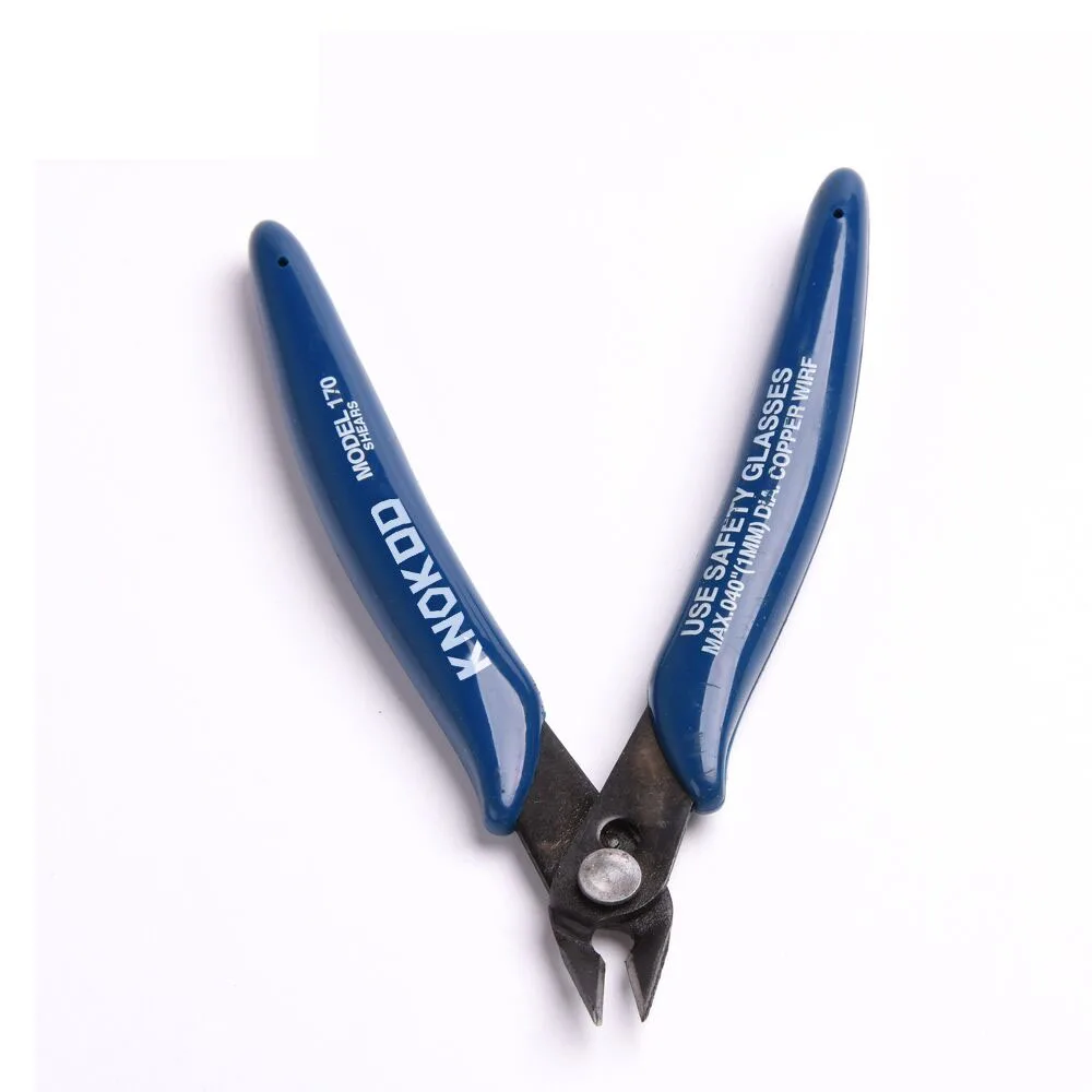 5pcs/lot Professional  170 Wishful Clamp 5*125mm DIY Precision Electronic Diagonal Pliers Side Cutting Nippers Wire Cutter