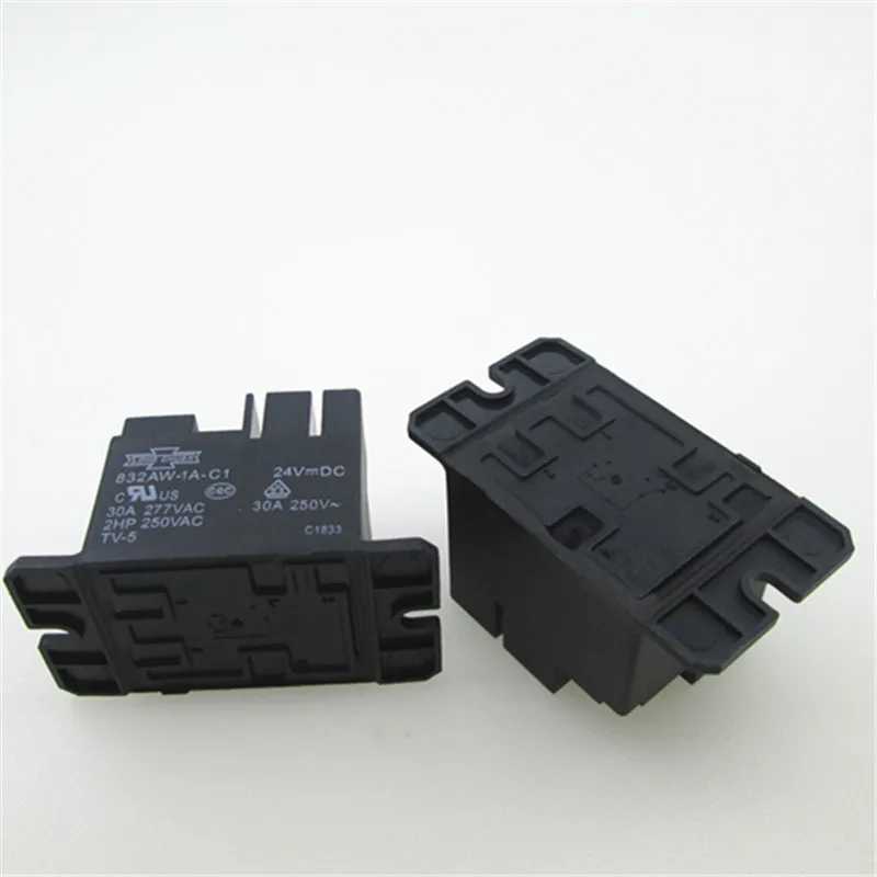 

HOT NEW 24V relay 832AW-1A-C1 24VDC 832AW-1A-C1-24VDC 832AW1AC1 24V 24VDC DC24V 30A 250VAC 4PIN