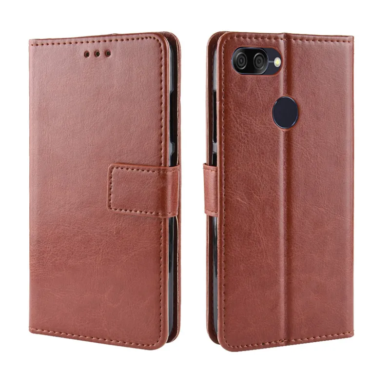For Asus ZenFone Max Plus M1 ZB570TL Case Luxury Flip Wallet Phone Case For Asus ZB570TL X018D Case Stand Function Card Holder