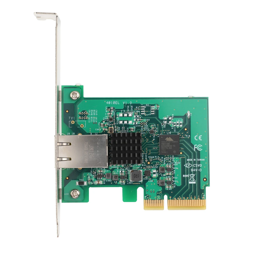 PCIe 10 Gigabit Ethernet การ์ดเครือข่าย PCI express 1 RJ45 พอร์ต 10/100/1000/10000 base - T Network LAN Controller
