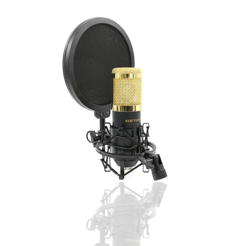 BM800 Professional Microphone Condenser BM 800 Microphone for Video Recording Radio Studio Microphone for Computer Shock Mount