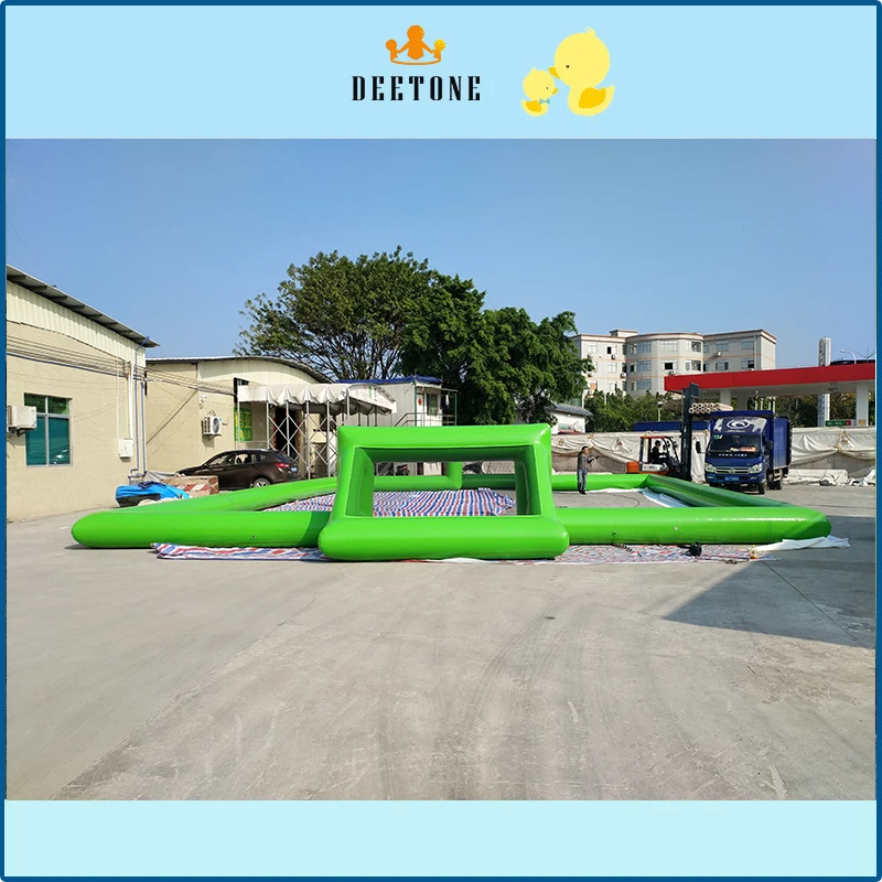 Cheap air tight inflatable football field/inflatable water soccer field for sale,inflatable soap football field