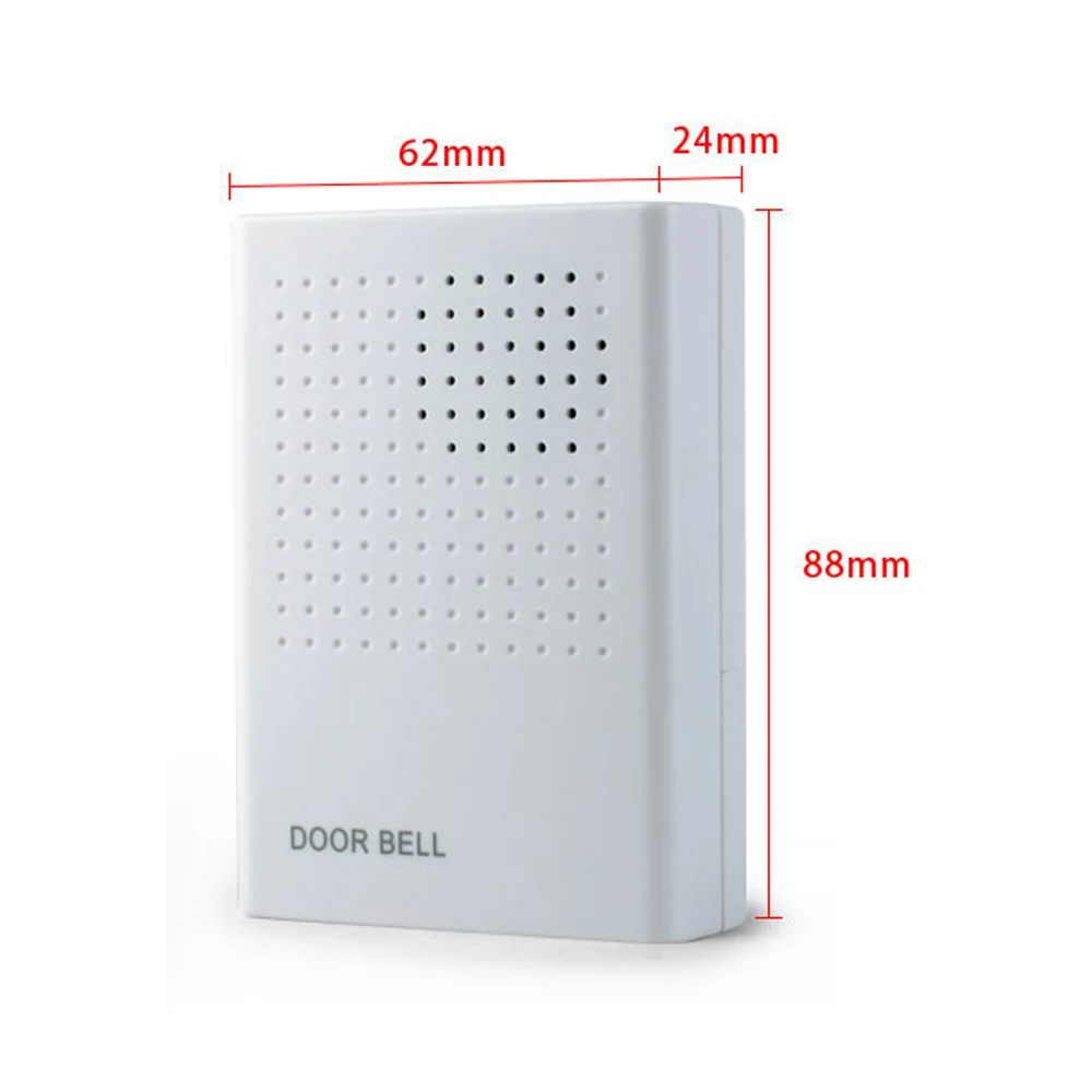 DC12V Ding-Dong Musical Wired Doorbell Door Bell Chime for Home Office Access DIY No need battery Electronic Door Bell Door Ring