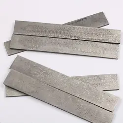 Real Damascus Billet steel blanks HRC58 Knife steel DIY Blanks knife making material Stainless steel