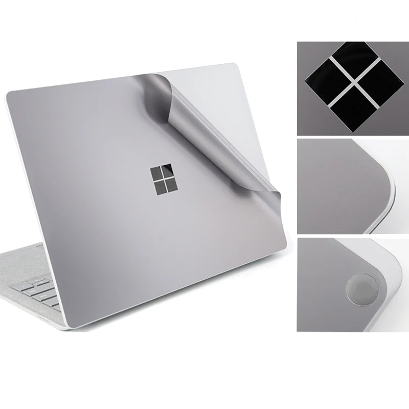 for Microsoft Surface Laptop Full Body Sticker Decals Protective Precisely Fit Skin Cover Space Gray Body Full Protector