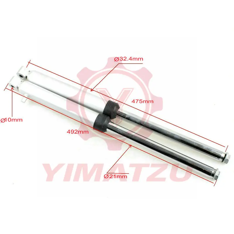 SUNWAY YIMATZU Motorcycle Front Shock Absorber for Yamaha PW50 PY50 Mini Dirt Bike 3PT-23100-11-35