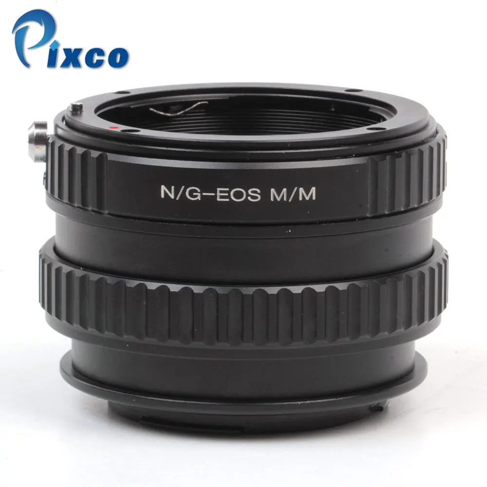 

Pixco For N/G-EOSM/M Adjustable Focusing Macro To Infinity Lens Tube Suit For Nikon F Mount G Lens to Canon EOS M M2 Mirrorless