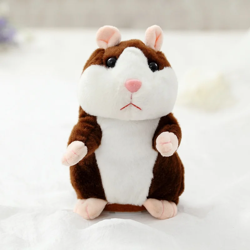 Lovely Talking Hamster  Sound Record Repeat Stuffed Plush Animal Kawaii  Toys  Promotion