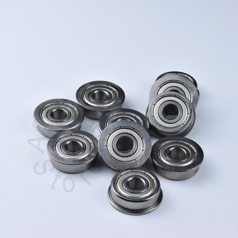 

F628ZZ 8*24*27*8*1.5(mm) 10pieces bearing Flange bearings F628ZZ chrome steel deep groove bearing