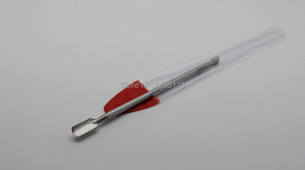 1pcs Cuticle Pusher Stainless Steel Spoon Pusher Cuticle Manicure Nail Art Tools Nail Cleaning Under Nail Cuticle