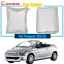 Cawanerl Car Accessory Outdoor UV Anti Rain Sun Snow Resistant  Dust Proof Car Cover For Peugeot 206 CC