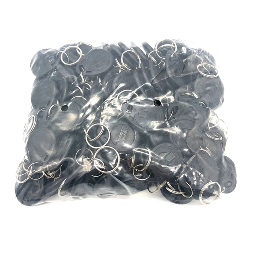 100pcs RFID Tag 125KHz RFID Card Proximity Keyfobs Key Fob Access Control Smart Card 10 Colors TK4100 Keyfob Only Readable