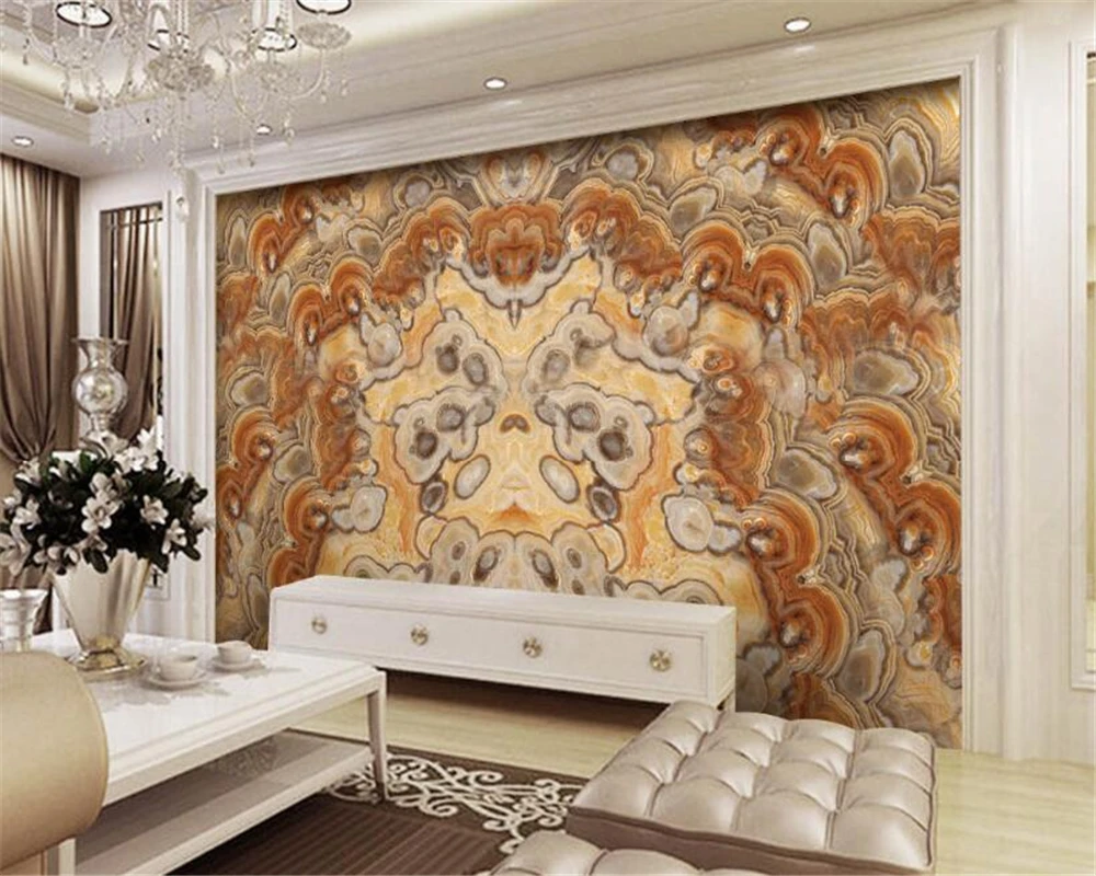 

Beibehang 3D Wallpaper European Retro Stone Marble Backdrop TV Wall Living Room Bedroom wallpaper for walls 3 d papel de parede