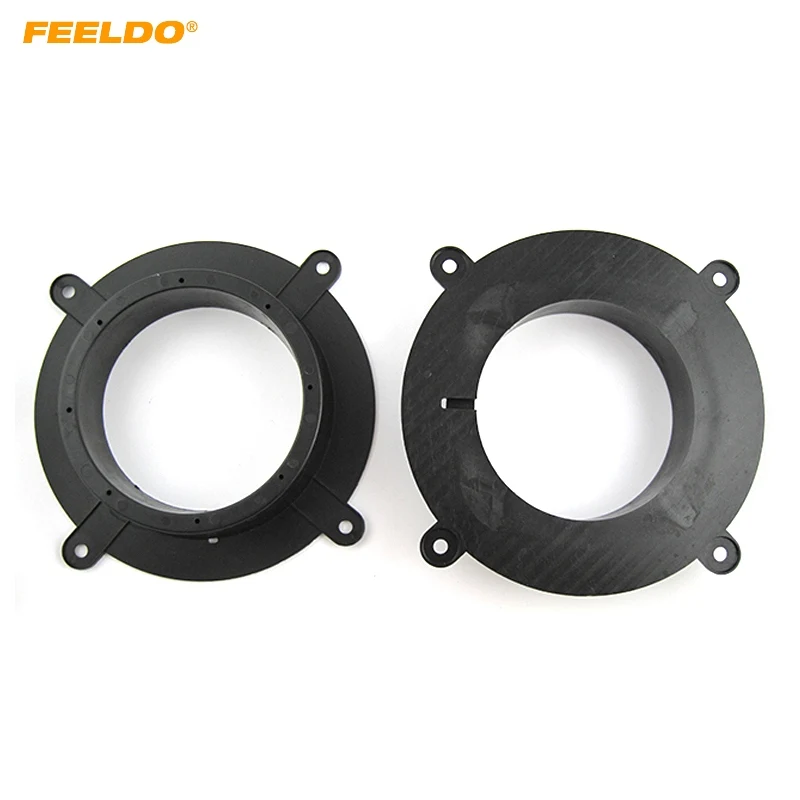 

FEELDO Car 6.5" Speaker Spacer Mat for Mazda CX-5/Mazda 3/6 Atenza Audio Speaker Pads Adaptor Holder Installer Ring Kits #HQ6038