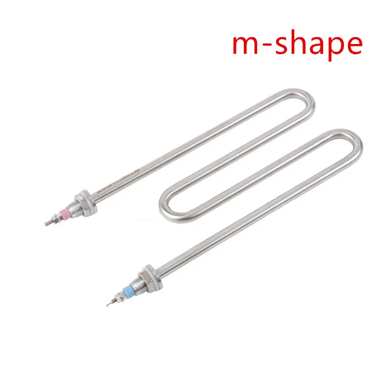 2KW/3KW/4KW SUS304 Water Heating Element - M Shape Heat Tube Ultrasonic Cleaner Parts for Spicy Soup Hot Stove Pasta Cooker