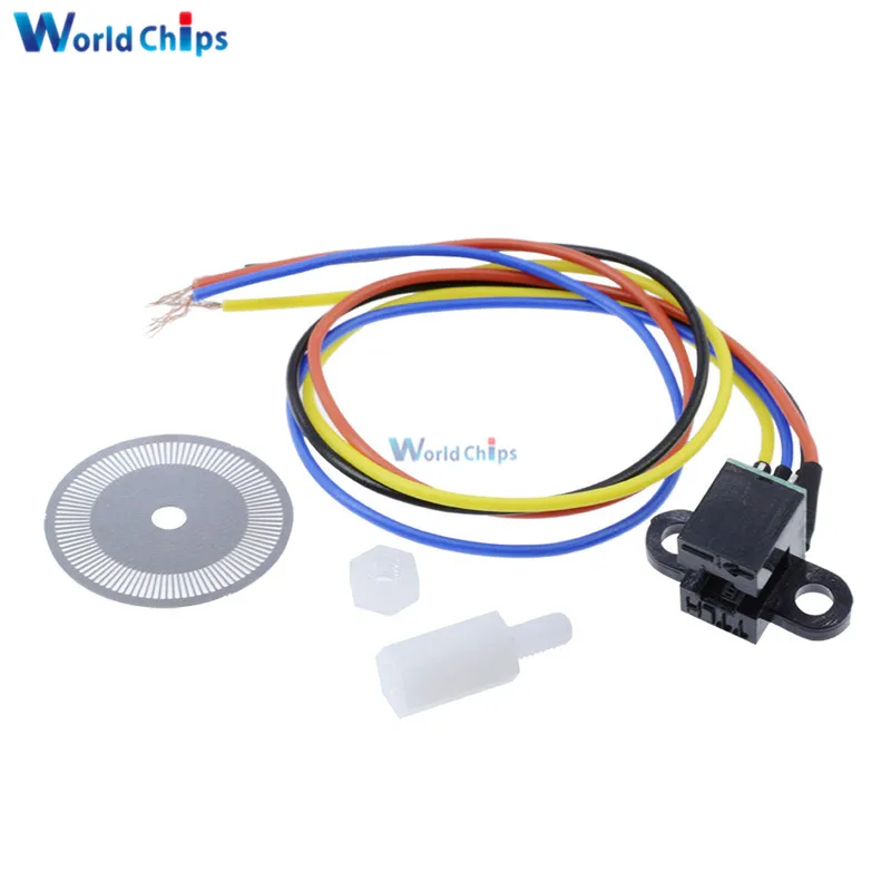 Photoelectric Speed Sensor Encoder Coded Disc Code Wheel For Freescale Smart Car 5V