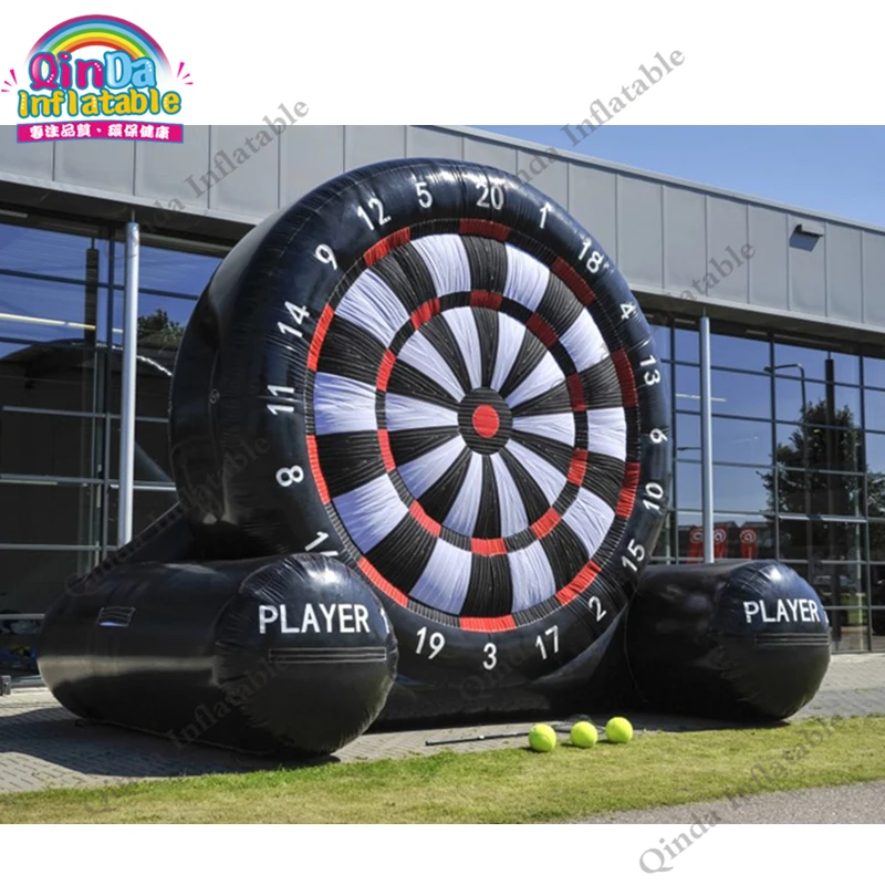 12ft Height Inflatable Dart Board, Inflatable Soccer Dart Games For Sale