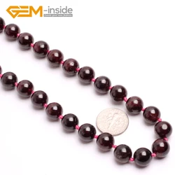 red natural garnet stone necklace Birthstone of January Symbol of virginity, honesty, love and truth Guardian stone for Scorpio.