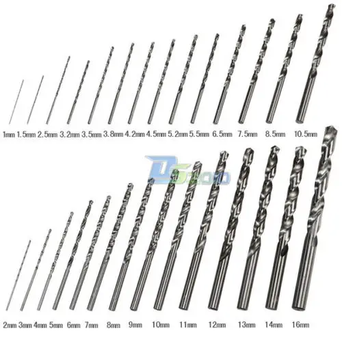 Extra Long 120mm HSS Twist Drill Straigth Shank Auger Drilling Bit 10Pcs 1.4mm 1.5mm 1.6mm 1.7mm 1.8mm 1.9mm 2mm 2.1mm 2.2mm