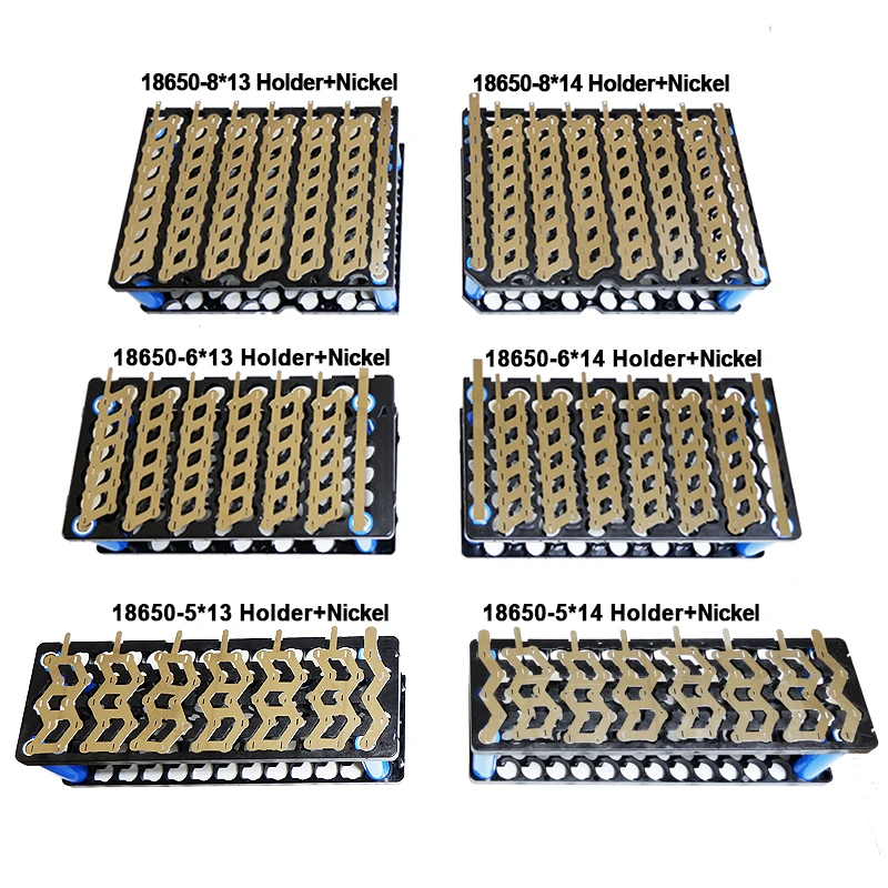 18650 Battery Holder And Nickel Tape 5*13 13S5P 5*14 14S5P 6*13 13S6P 14S6P 13S8P 14S8P 18650 Battery Honeycomb Bracket Nickel