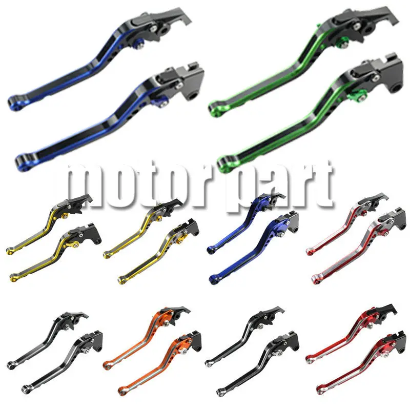 For 2007-2014 Kawasaki Z750 Z800 Z 750 800 E version Mixed-color Adjustable CNC Motorcycle Short Brake Clutch Levers 11 12 13 14