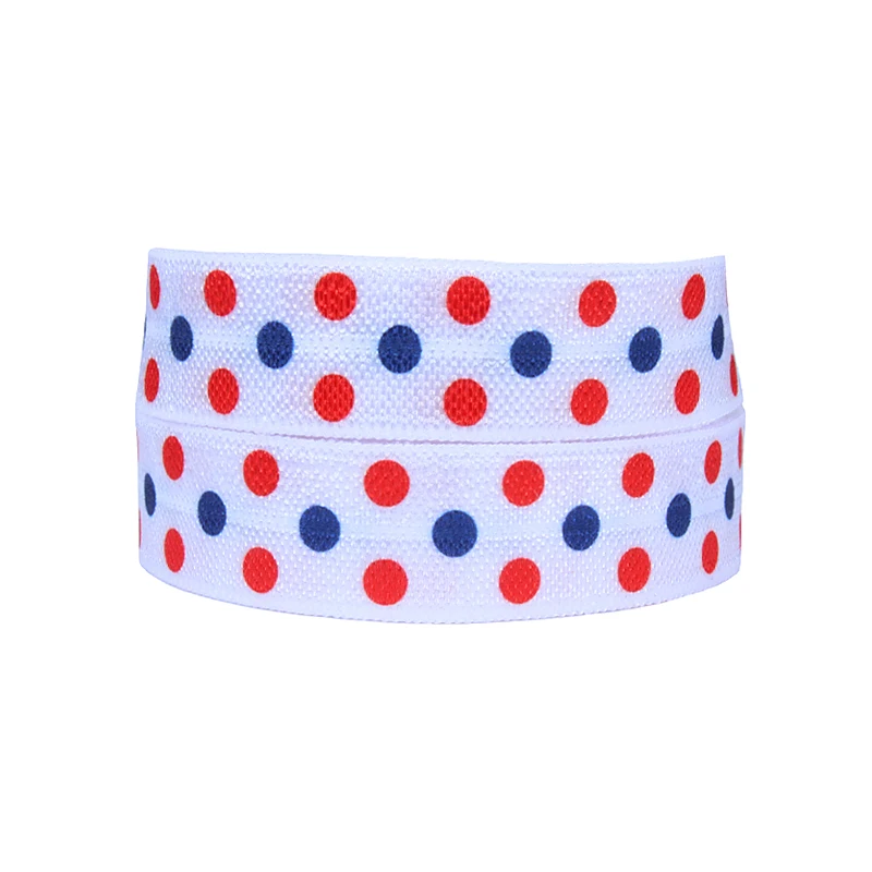 

FLRA ElasticSea dots printing elastic for DIY baby headband and girl hair accessories