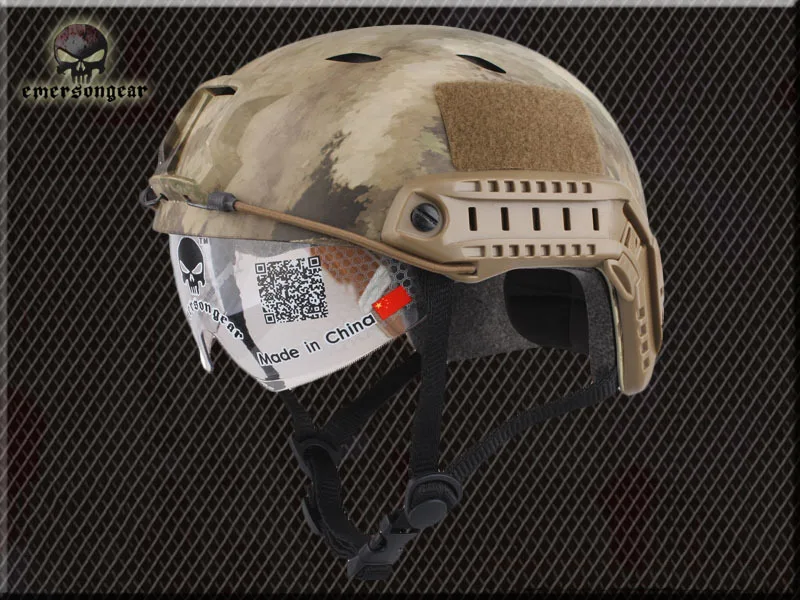 

Base Jump Fast Helmet (A-TACS) Protective Goggle BJ Type army of helmet EM8818F