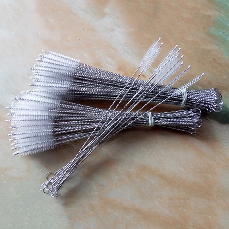 5000pcs Straw Cleaning Brush  Stainless Steel Fish Tank Pipe Brush Bottle Suction Tube Glass Tube Cleaning Brushes Tool